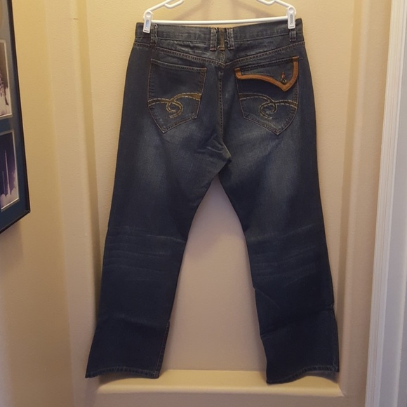 Men's Decoded Designer Blue Jeans - Picture 2 of 2